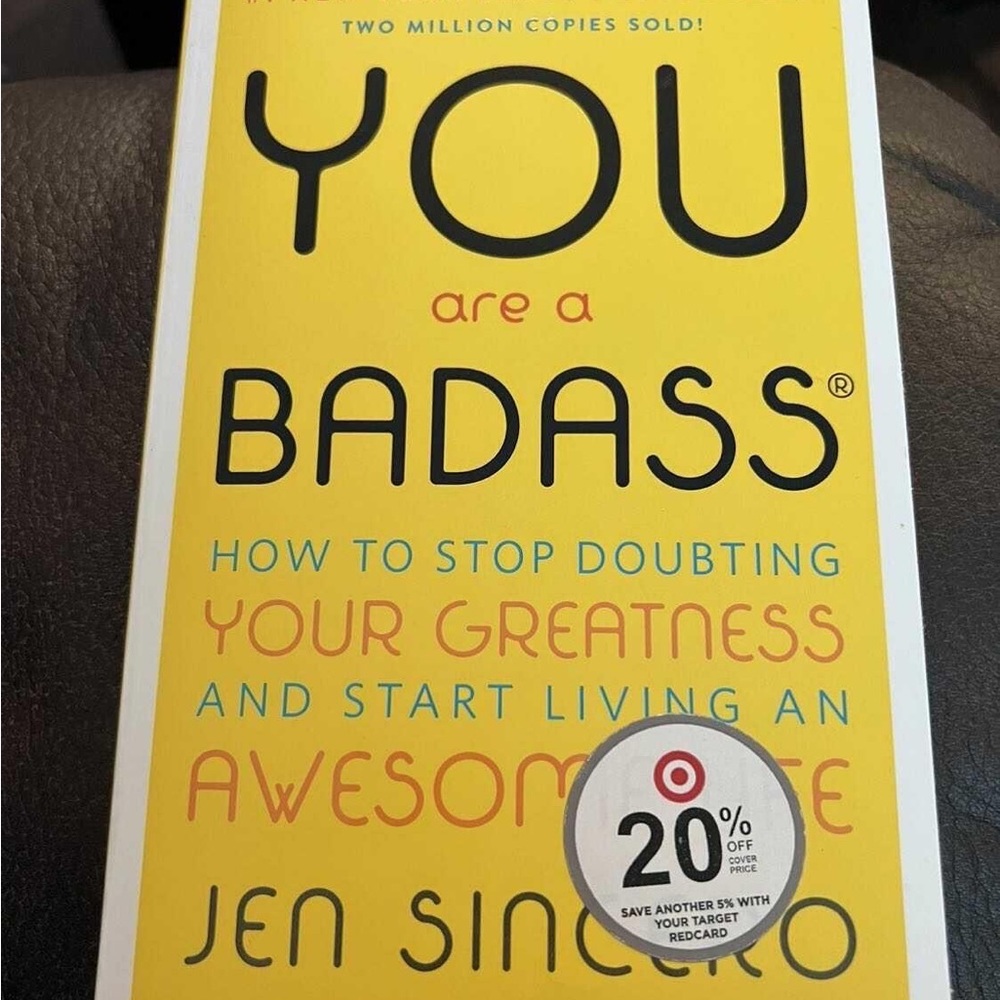 You are a badass paperback book. Like new!